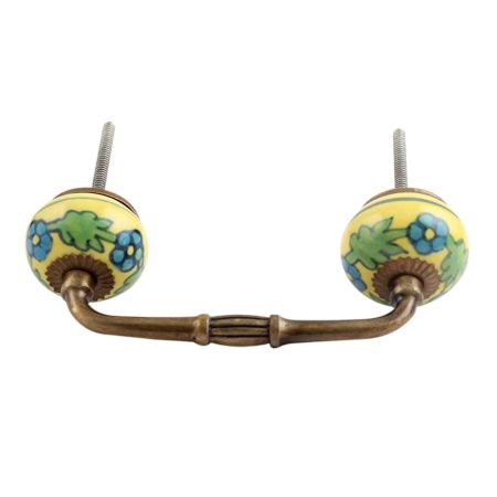 Forest Bouquet Ceramic Bridge Handle